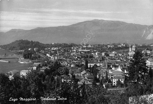 Cartolina Verbania Intra Panorama 1959