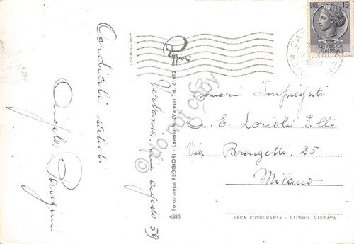 Cartolina Verbania Intra Panorama 1959