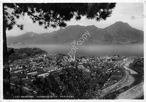 Cartolina Verbania Intra Panorama anni '50 | Immagine principale