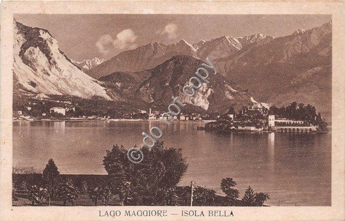 Cartolina Verbania Isola Bella 1932