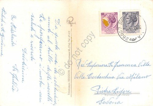 Cartolina Verbania Premeno vedutine segnata