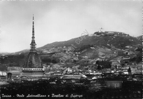 Cartolina Vercelli Basilica S. Andrea 1953 al retro Dante