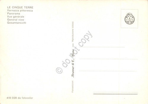 Cartolina Vernazza Panorama (La Spezia) | Immagine Gallery 2