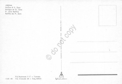 Cartolina Verona Basilica di San Zeno animata | Immagine Gallery 2