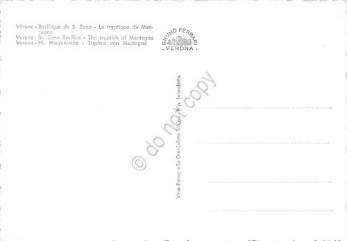 Cartolina Verona Basilica di San Zeno Trittico del Mantegna | Immagine Gallery 2