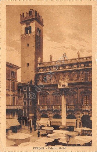 Cartolina Verona Palazzo Maffei