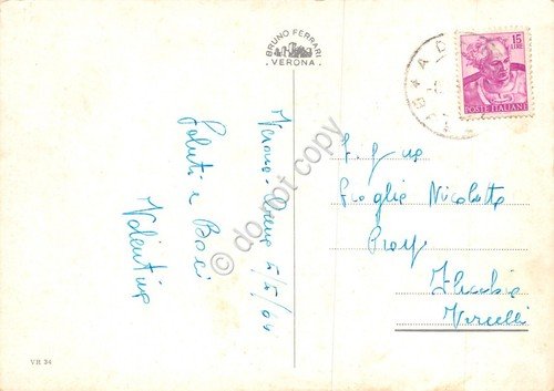 Cartolina Verona vedute varie stemma 1964 | Immagine Gallery 2