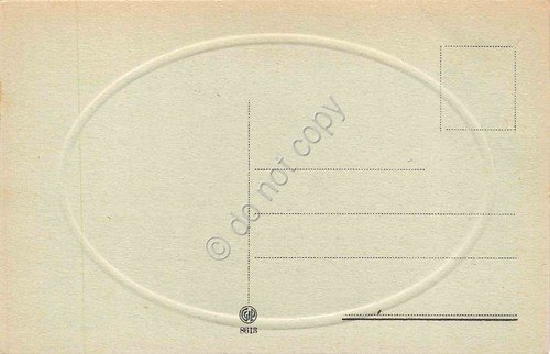 Cartolina Verona Via Mazzini animata con ovale in rilevo