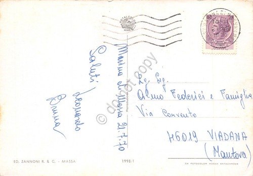 Cartolina Versilia 9 vedute Forte dei Marmi Marina di Massa … | Immagine Gallery 2