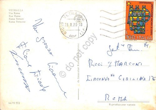 Cartolina Vetralla Via Roma 1976 | Immagine Gallery 2