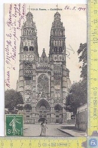 Cartolina VG Tours - Cathedrale - Congo - 1908