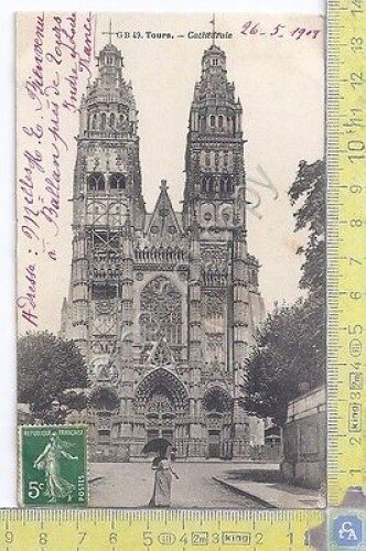 Cartolina VG Tours - Cathedrale - Congo - 1908
