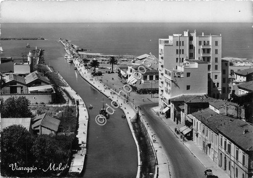 Cartolina Viareggio Molo 1952