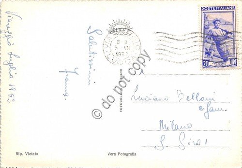 Cartolina Viareggio panorama aereo 1959 | Immagine Gallery 2