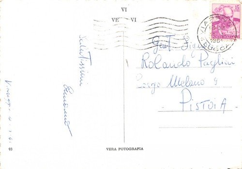 Cartolina Viareggio Pin Up Vedutine (Lucca)