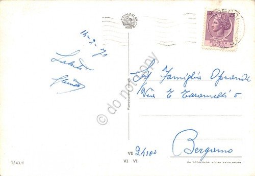 Cartolina Viareggio vedute anni '70 (Lucca)