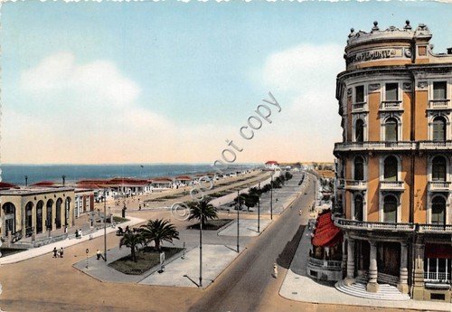 Cartolina Viareggio Viale Litoraneo