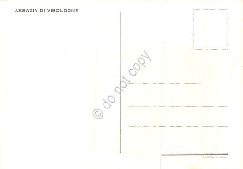 Cartolina Viboldone Abbazia
