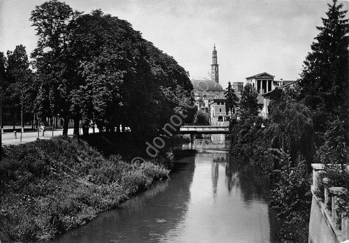 Cartolina Vicenza Ponte Furo sul Retrone 1954