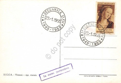 Cartolina Vicenza Teatro Olimpico Palladio Ed Sicca Timbro Decennale UFV … | Immagine Gallery 2