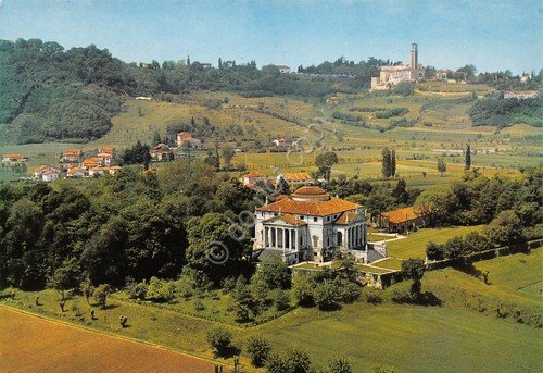 Cartolina Vicenza Villa La Rotonda e Monte Berico | Immagine principale