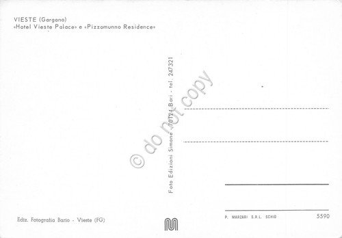 Cartolina Vieste Hotel Vieste Palace Pizzomunno Residence | Immagine Gallery 2
