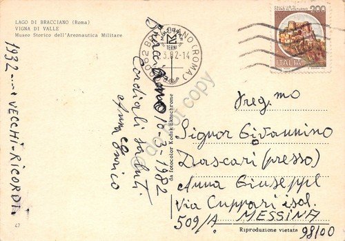 Cartolina Vigna di Valle Museo Storico Areonautica Militare vedute aerei … | Immagine Gallery 2