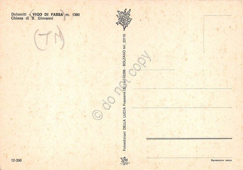 Cartolina Vigo di Fassa Chiesa S. Giovanni (Trento) | Immagine Gallery 2