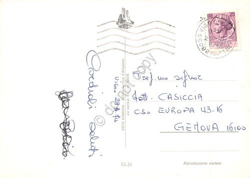 Cartolina Vigo di Fassa vedute vedute varie panorama e fiori …