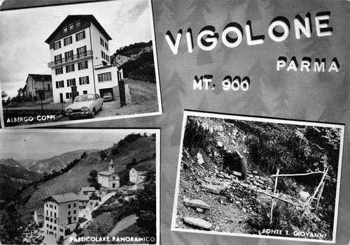 Cartolina Vigolone Vedutine Albergo Coppi | Immagine principale