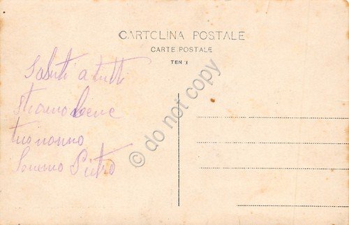 Cartolina villa a tre piani con giardino animata fotocartolina anni … | Immagine Gallery 2