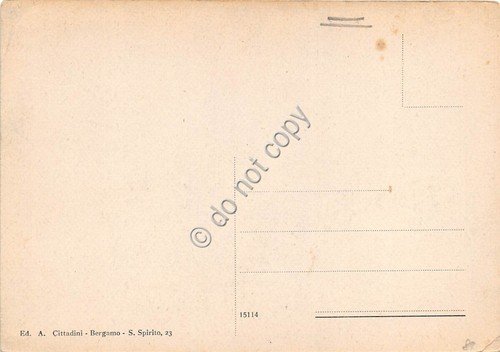 Cartolina Villa di Serio Santuario B.V. del Buon Consiglio anni …