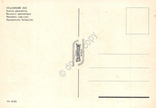 Cartolina Villammare Panorama con spiaggia animata case anni '70 | Immagine Gallery 2