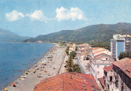 Cartolina Villammare Panorama spiaggia e case anni '70 | Immagine principale