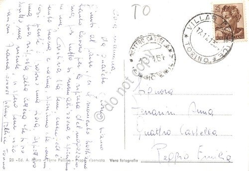 Cartolina Villar Pellice entrata del paese 1964 | Immagine Gallery 2