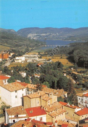 Cartolina Villetta Barrea Panorama Parziale