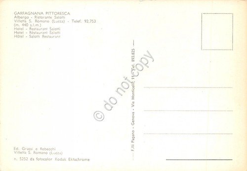 Cartolina Villetta San Romano Hotel Salotti Mini animata