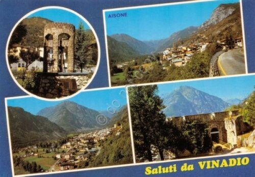 Cartolina Vinadio vedute (Cuneo) | Immagine principale