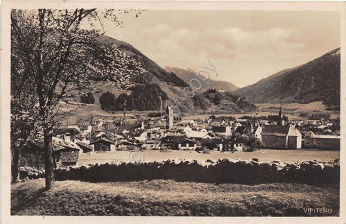 Cartolina Vipiteno Panorama 1937 (Bolzano)