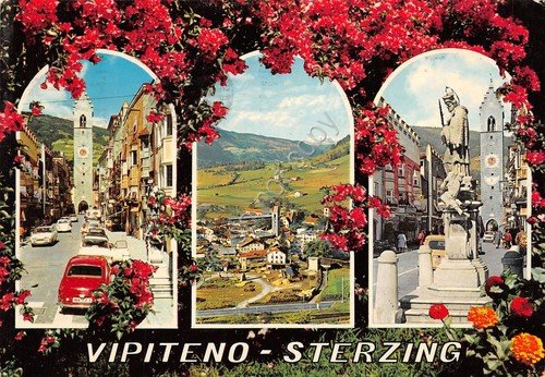 Cartolina Vipiteno Sterzing vedute 1972 (Bolzano)