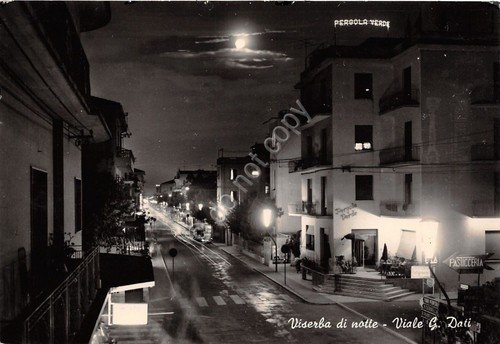 Cartolina Viserba Pergola Verde Viale Dati notturno - 1963 - …
