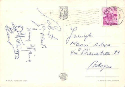 Cartolina Viserba Riviera Adriatica Pin up Vedutine