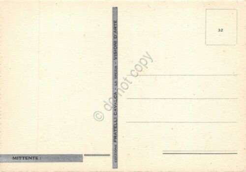 Cartolina Visoni d'Arte passeggiata a mare illustrata Frattini