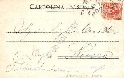 Cartolina Vittoria Regina d'Inghilterra in ricordo della morte Osborne 1901