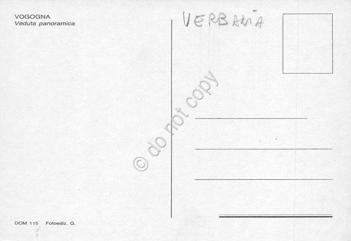 Cartolina Vogogna panorama