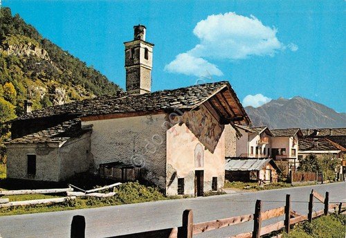 Cartolina Vollon Panorama 1979 (Aosta)