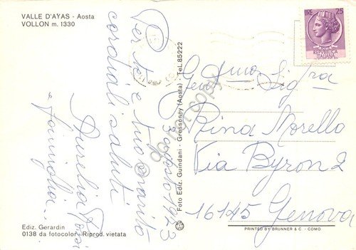 Cartolina Vollon vedute varie chiesa 1973 | Immagine Gallery 2