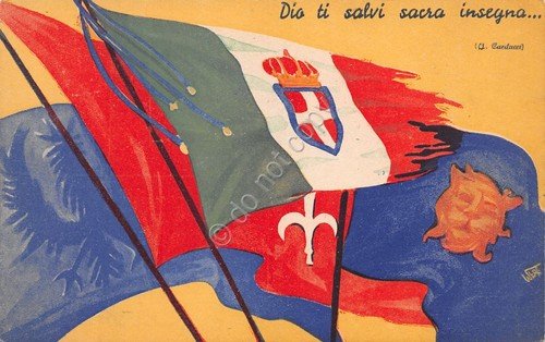 Cartolina Vota Stella e Corona Lista 5 Movimento giovanile PNM …