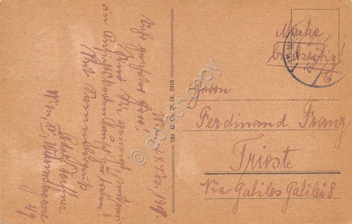 Cartolina Wien Belvedere 1919 Stamps 10 e 6 Heller | Immagine Gallery 2