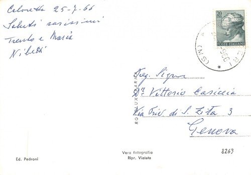 Cartolina Zeri Panorama di Coloretta 1966 | Immagine Gallery 2